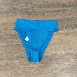 NWT Aerie Bathing Suit Bottom High Waisted Shimmer Design Size L